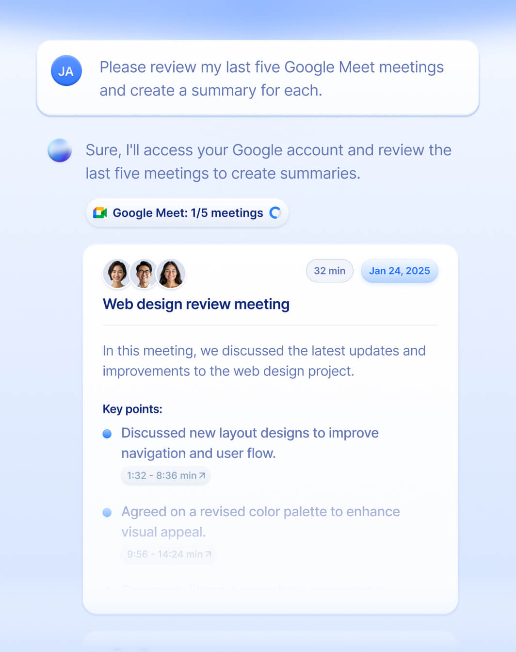 Web design review meeting